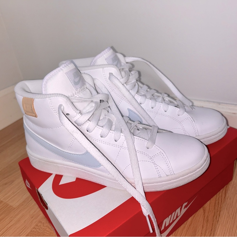 Nike Court Royale 2 White With Light Blue Accents
